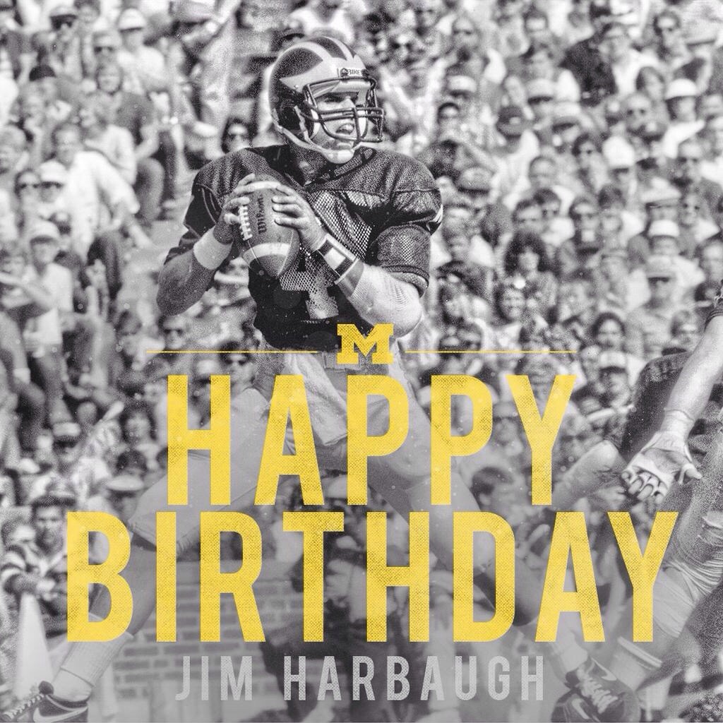 "Happy Birthday, Jim. #GoBlue"