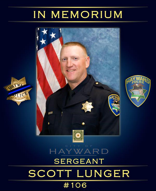 Sergeant Scott Lunger of the Hayward Police Department is mourned by his family and the community