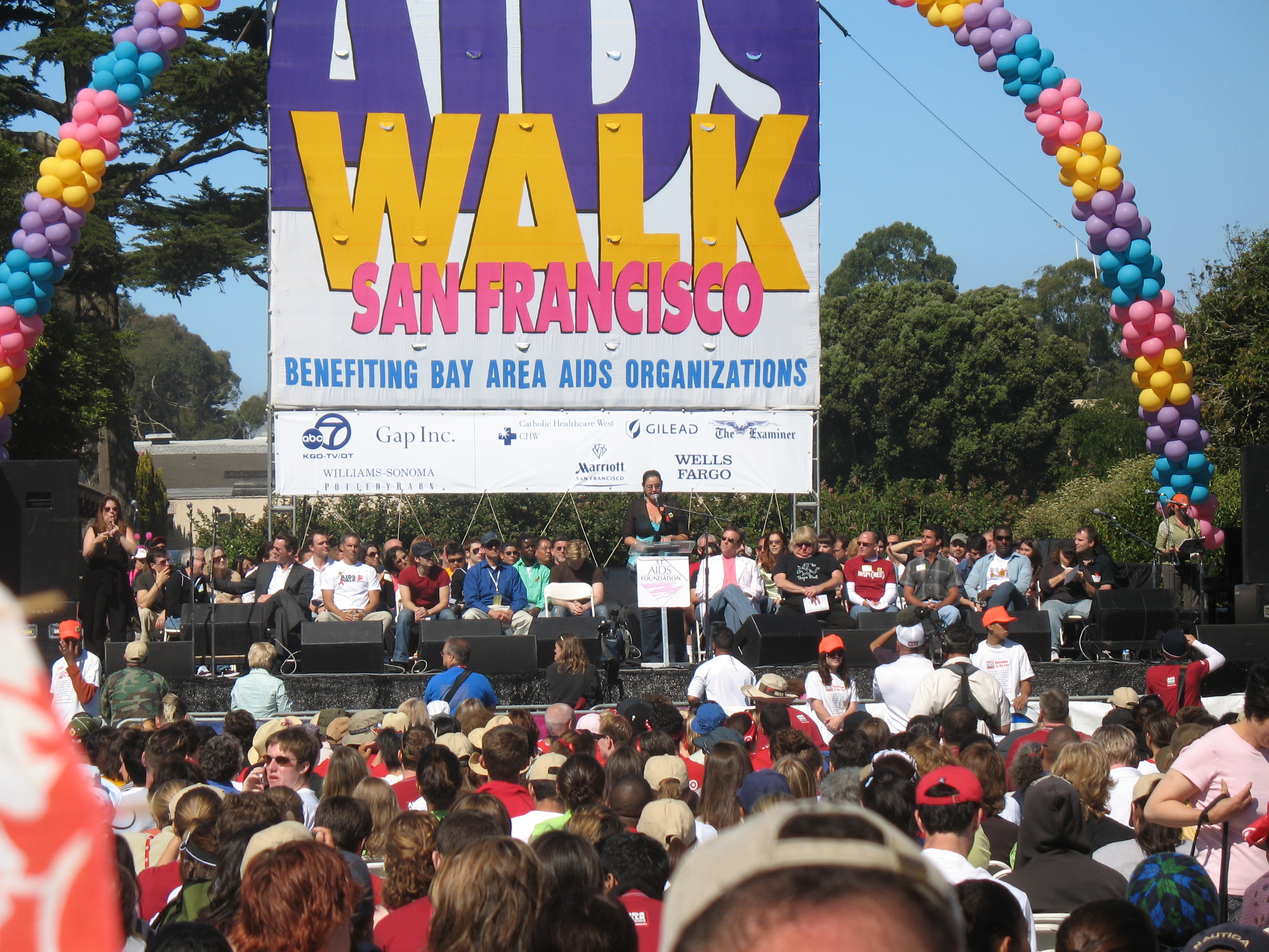 The 29th annual AIDS Walk San Francisco takes place this Sunday, July 18, at Golden Gate Park.