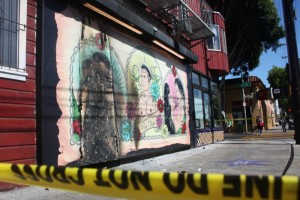 This photo shows the damage to "Por Vida" after being set on fire. 