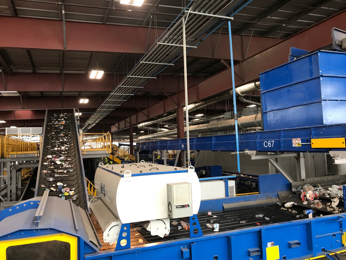 Man Found In Trash Heap At Recycling Center