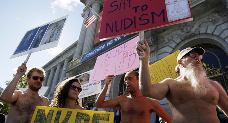 San Francisco Holds Second Annual Nude Valentine’s Day Parade