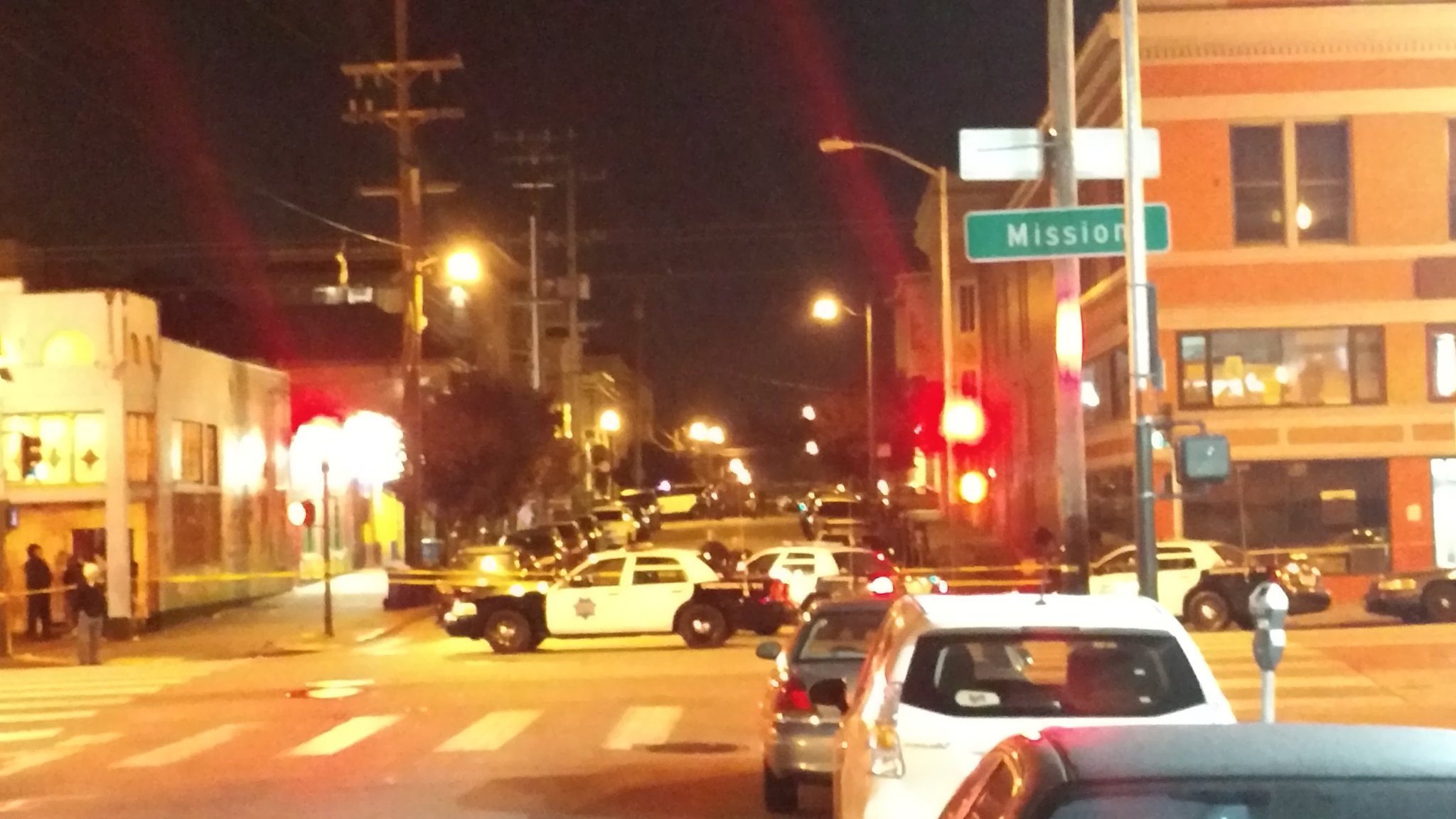 Shooting In Mission District Leaves Man Dead Mission District Shooting Scene