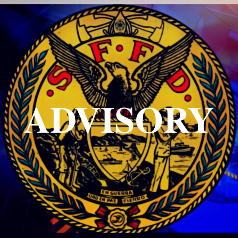 SFFD Respond To Fire At Lower Nob Hill Apartment