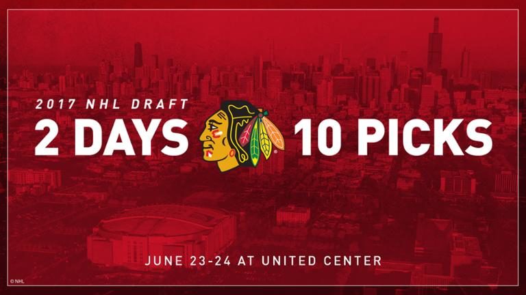 2017 NHL Draft To Be Hosted By Chicago Blackhawks