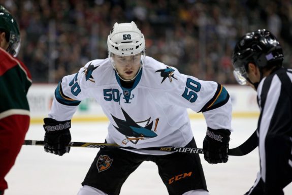 "We believe Chris has yet to hit his prime, but has already proven that he can be a key member on our penalty kill and the defensive side of the puck. We are excited to watch his offensive development as he continues to use his strong two-way hockey sense to impact the youthful infusion of our roster," Doug Wilson, the Sharks' GM, said of the Keswick, Ontario-born Tierney.