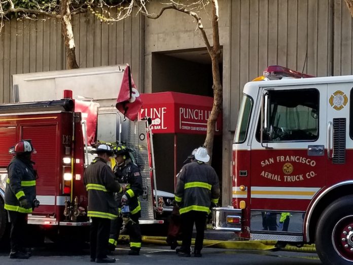 Fire Breaks Out At Punch Line Comedy Club