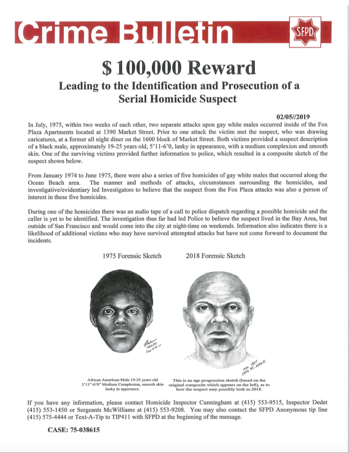 SFPD Provides Update To “Doodler” Cold Case