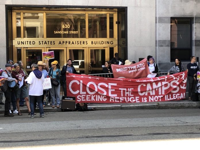 Protests Continue Outside ICE Offices
