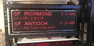 BART Introduces New Digital Platform Sign Notifications