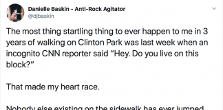 City Takes Away Boulders On Clinton Park Sidewalks