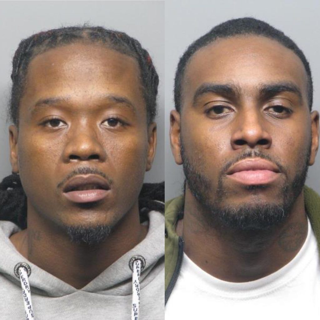The Contra Costa Sheriff's Office released the suspects booking photos. Domico Dones is wearing the green jacket and Frederick Johnson is wearing the grey hoodie.