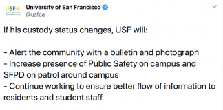 University Of San Francisco Student Arrested Twice In Two Days The university provided resources for students following the arrest.