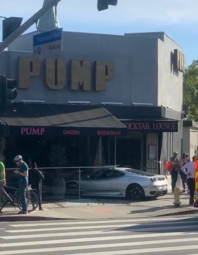 Car Crashes Into Pump Restaurant