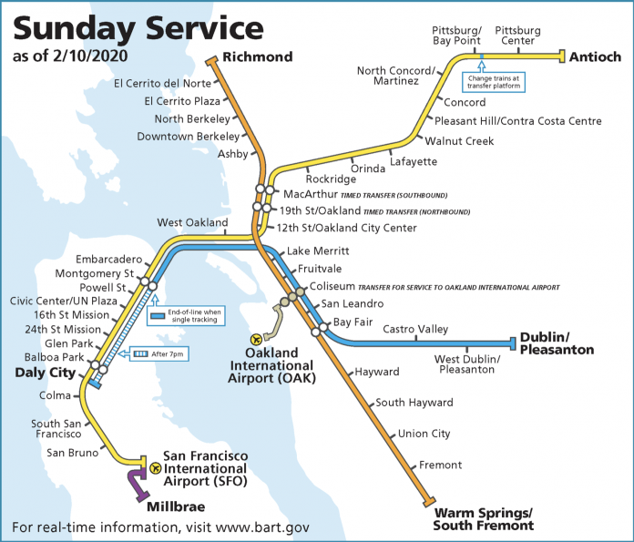 BART Schedule Changes Start February 10 BART schedule and operational changes will begin Monday, February 10.