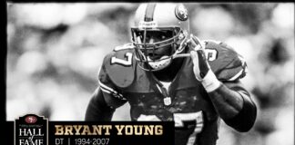 Bryant Young, Newest Inductee Into Hall of Fame