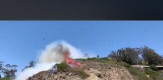 Firefighters Use Fire Boat To Put Out Fire