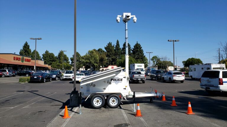 Surveillance Camera Trailer Deployed In Fremont Shopping Center