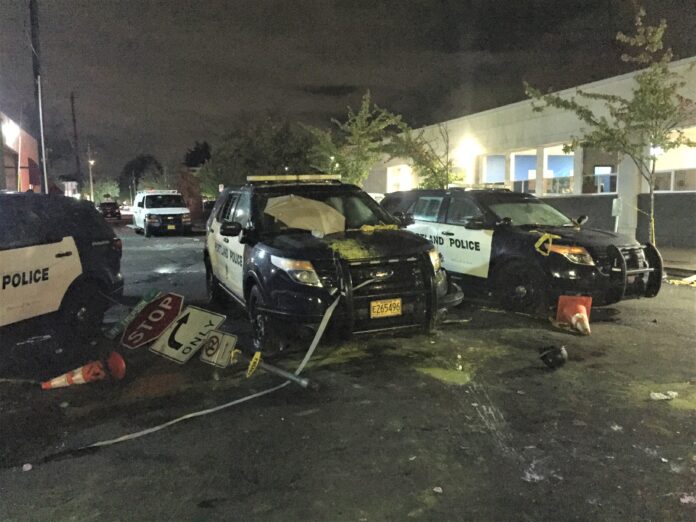 9 Arrests In Portland North Precinct Riot
