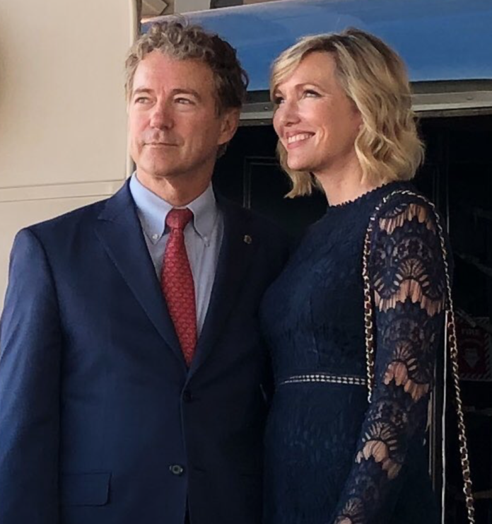 Sen. Rand Paul and Wife Trailed By Protestors