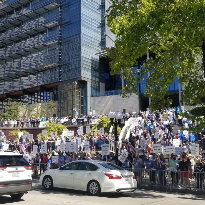 Violence And Vandalism Reported After Protesters Gathered In Seattle