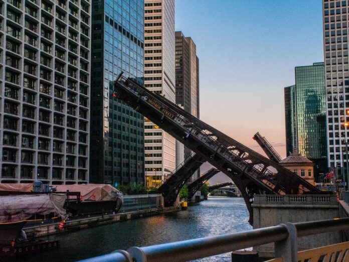 City Bridges Used As Barricades In Chicago
