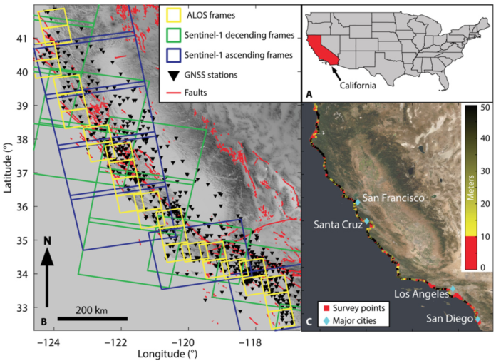 Research Team Publishes New Study Of California’s “Sinking” Coastline