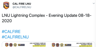 LNU Lightning Complex Burns More Than 32,000 Acres