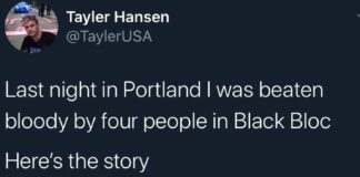 Antifa Violently Attacks FreeLance Journalist In Portland