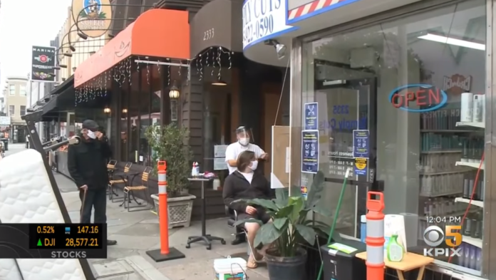 San Francisco Gyms And Salons Reopen Outdoors