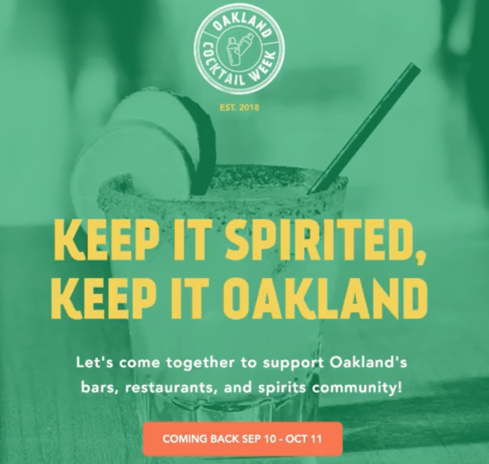 Virtual Oakland Cocktail Week Starts Soon