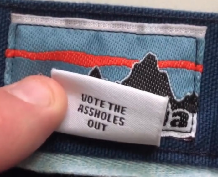 Patagonia Uses Tags To Encourage People To Vote