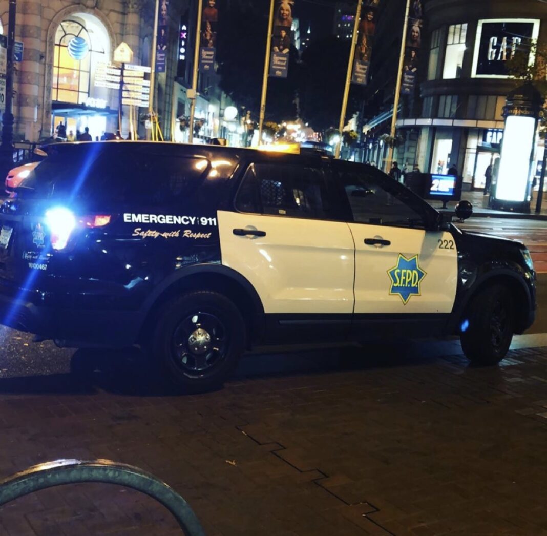 SFPD in downtown SF