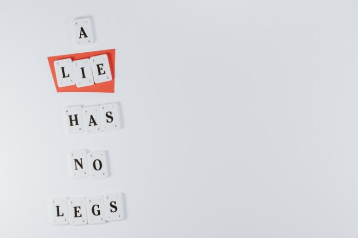 If Caught In A Lie, Just Admit It!