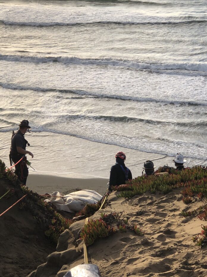 Three People Rescued From SF Cliff