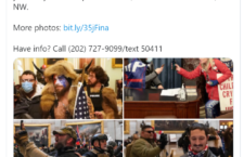 DC Metropolitan Police Tweet on unlawful entry into US Capitol, January 7, 2021
