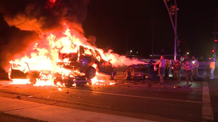 3 People Killed In Car Crash Explosion