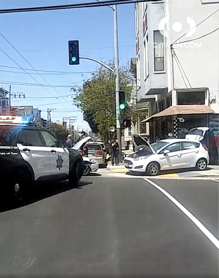 Collision Leaves Vehicle On Its Side