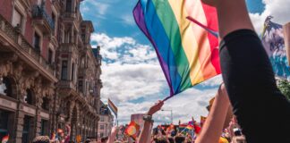 People March In Celebration Of Pride Month