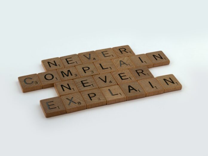 Stop Complaining
