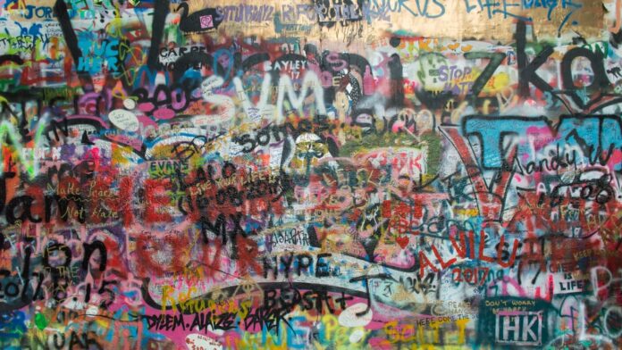 Hope For The World Cure Mural Defaced