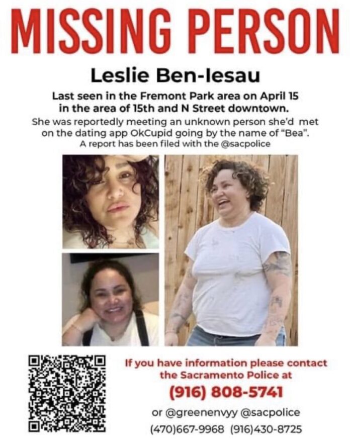 Leslie Ben-Lesau Reported Missing