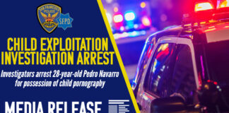 SFPD ICAC Unit Arrest Pedro Navarro For Child Exploitation