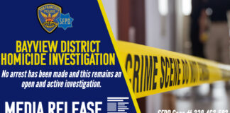 SFPD Investigating Jamestown Avenue And Ingalls Street Murder