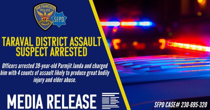 Parmjit Janda Arrested For Taraval District Assault