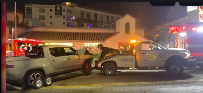Actor Alan Ruck Crashes Truck Into Rafflo’s Pizzeria