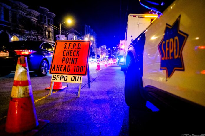 SFPD DUI Checkpoint Leads To 1 Arrest