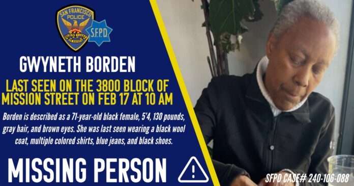 Help Needed To Locate Gwyneth Borden