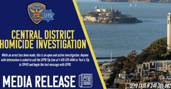Central District Homicide Under Investigation By SFPD