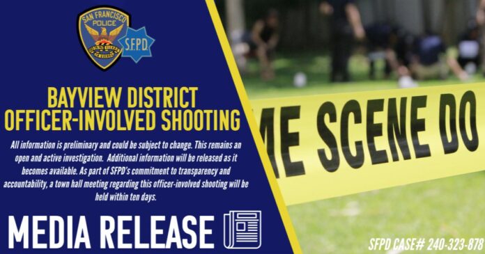 SFPD Officer-Involved Shooting At Bayview District